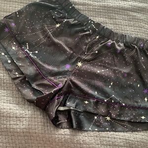 Starry night pajama shorts